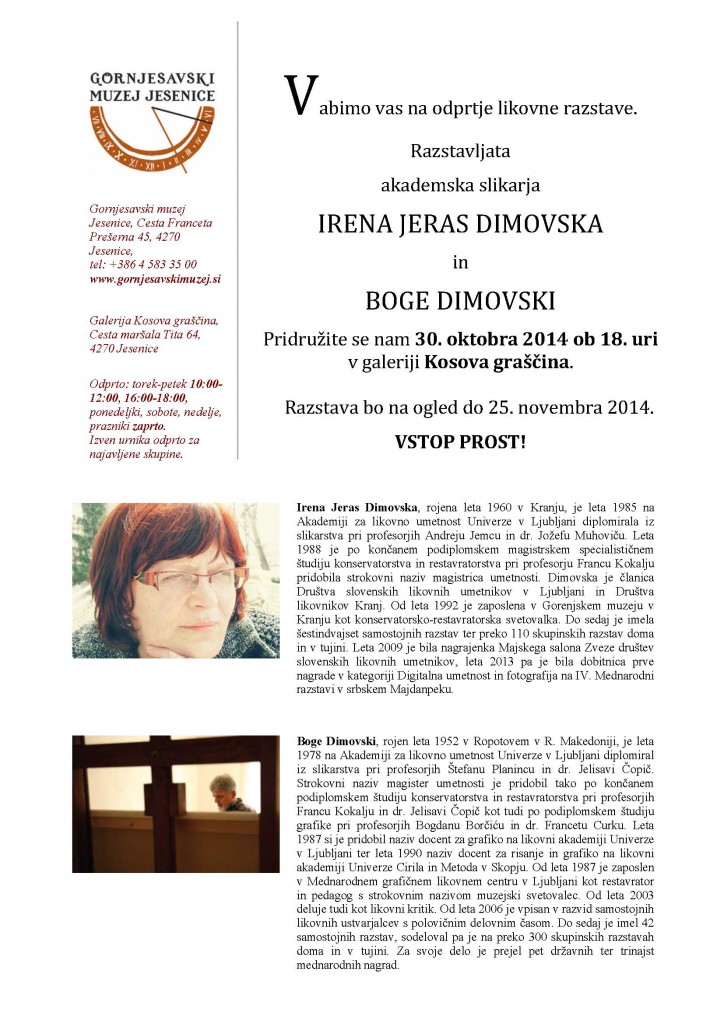 Irena Jeras Dimovska in Boge Dimovski