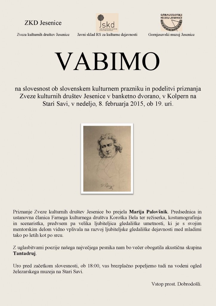 Vabilo 8. februar 2015 - barvno