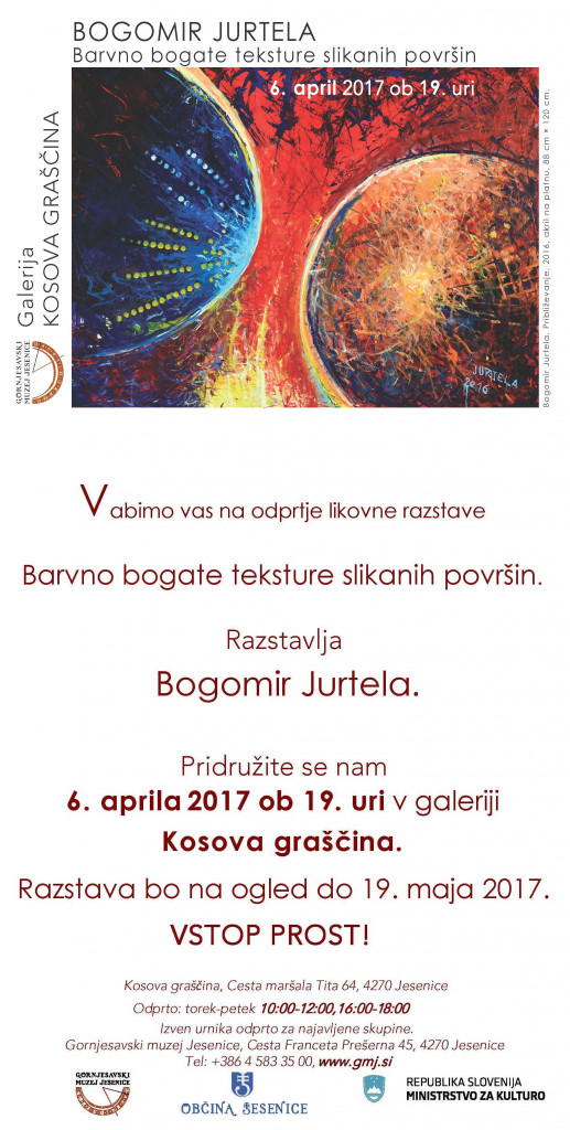 Barvno bogate teksture slikanih površin